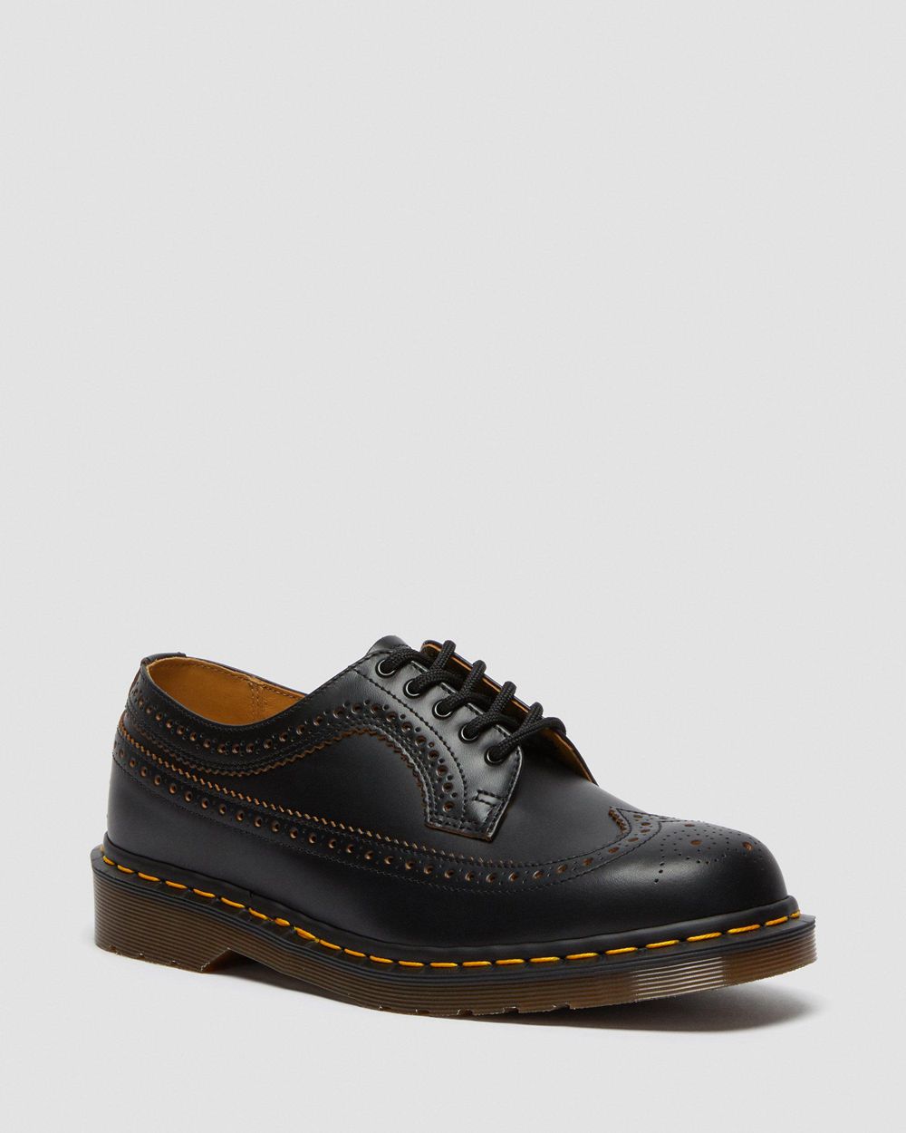 Dr Martens 3989 Vintage Made In England Brogue Topanky Damske ( Čierne ) SK 932-OZQFCW